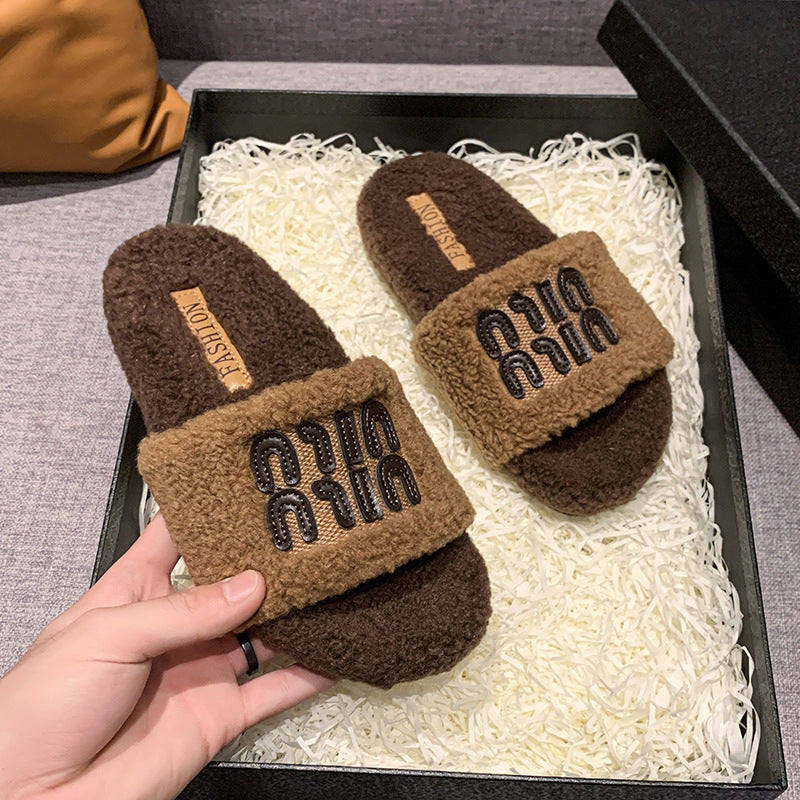 Jessie – Fluffy Women's Slippers in Premium Vegan Suede