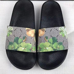Melissa – Women's Slippers with Floral Print and Rubber Soles