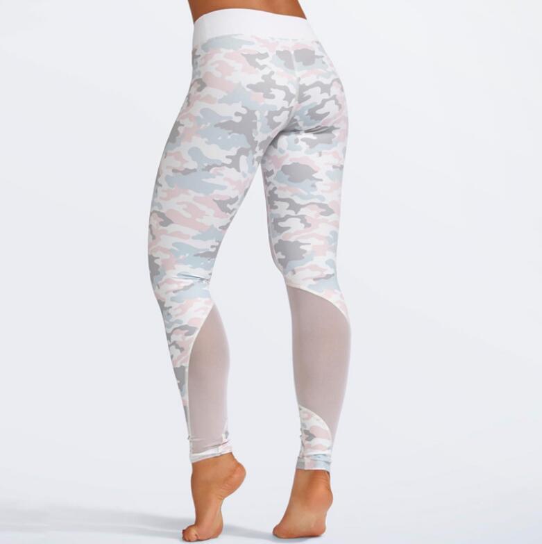 Zoe – Camouflage Print Sports Set with Mesh Bra and Fitness Leggings