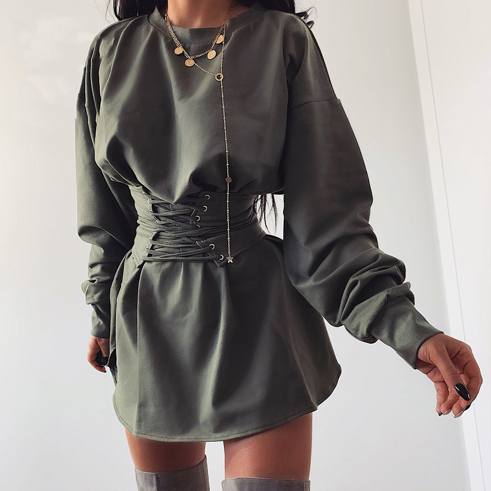 Sarah – Long Sleeve Tunic Dress