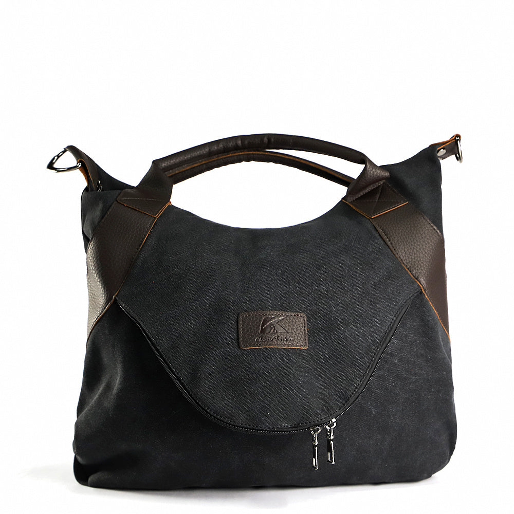 Jonathan – Minimalist Retro Crossbody Bag in Vintage Canvas