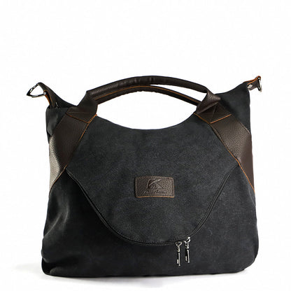 Jonathan – Minimalist Retro Crossbody Bag in Vintage Canvas