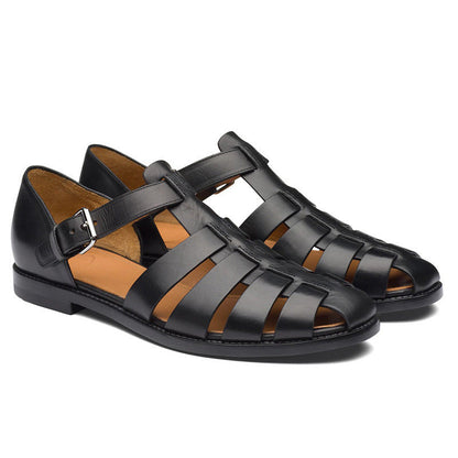 Anne – Color Block Women's Sandal in Vegan Leather