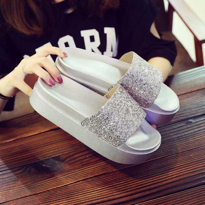 Jenny – Mid-Height Women's Sequined Shoes