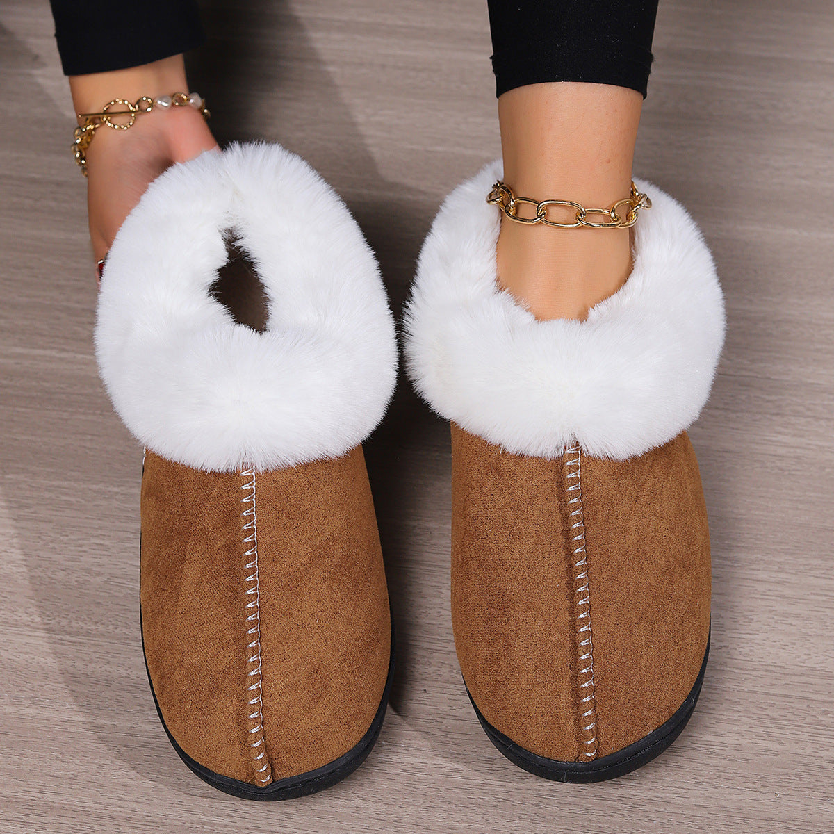 Karen – Non-Slip Unisex Cotton Slippers