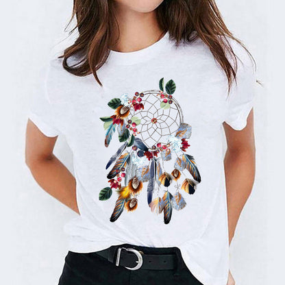 Joanne – Cute Cartoon Short Sleeve Shirt