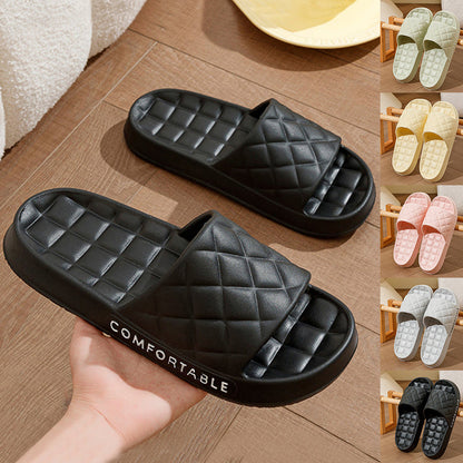 Gavin – Soft Slippers with Checkered Pattern