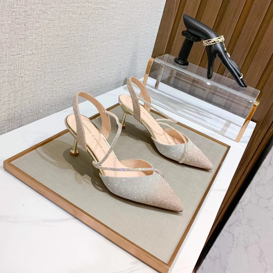 Ann – Crystal Pointed Toe Stilettos