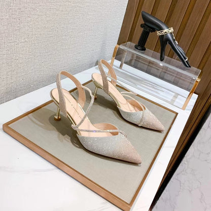 Ann – Crystal Pointed Toe Stilettos