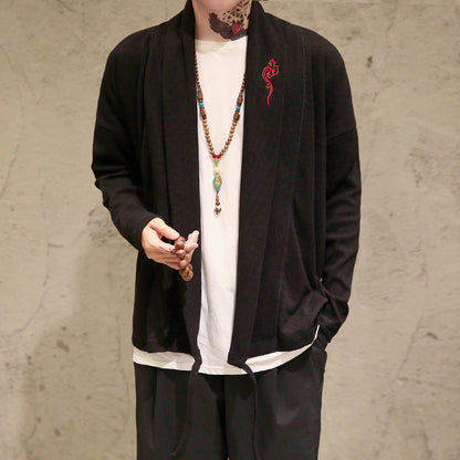 Jean – Embroidered Hanfu-Style Knit Cardigan