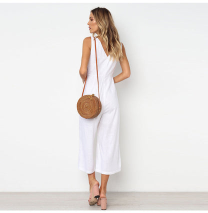 Juliet – Backless V-Neck Jumpsuit