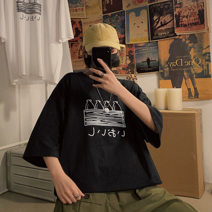 Cameron – Printed Hong Kong Style T-Shirt