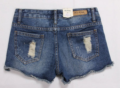 Leanne – Distressed Women's Denim Shorts