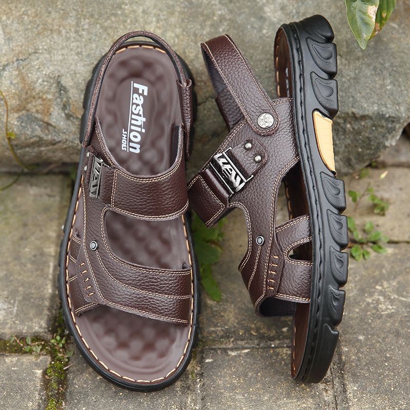 Alan – Comfortable Men's Sandals in Vegan Leather