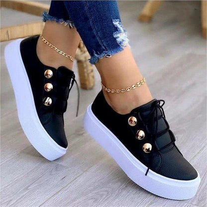 Ann – Women's Studded Lace-Up Shoes