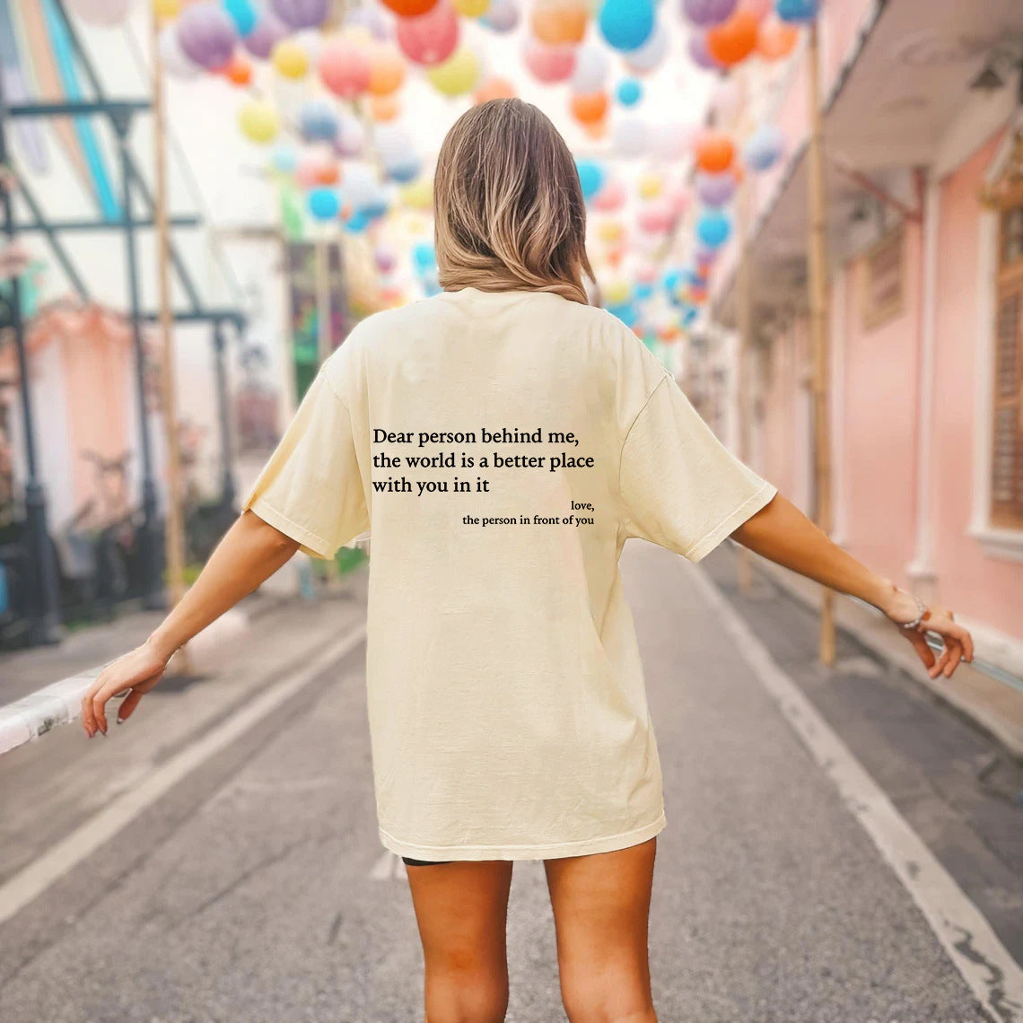 Francesca – Women's T-Shirt with Crew Neck and Slogan Print