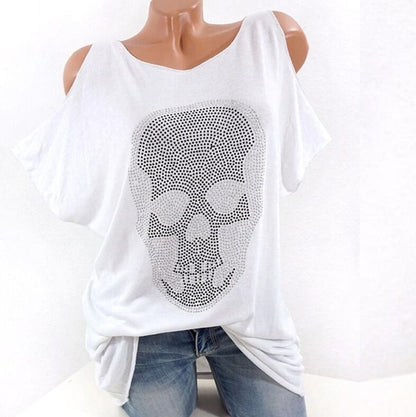 Shirley – Women's T-Shirt with Skull Design