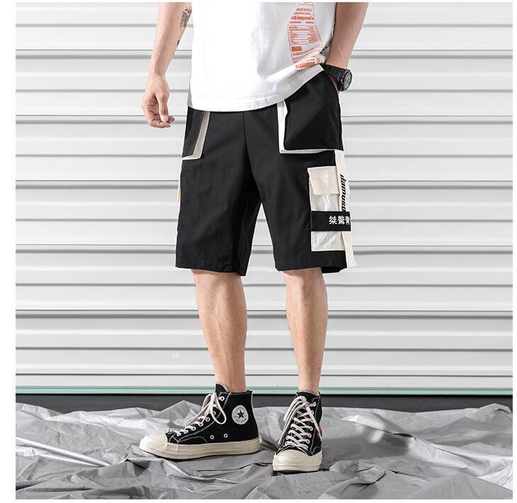 Leonard – Comfortable Black Hip-Hop Shorts for Men