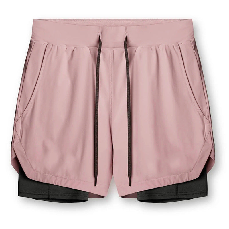 Ray – Sporty Quick-Dry Double-Layer Running Shorts
