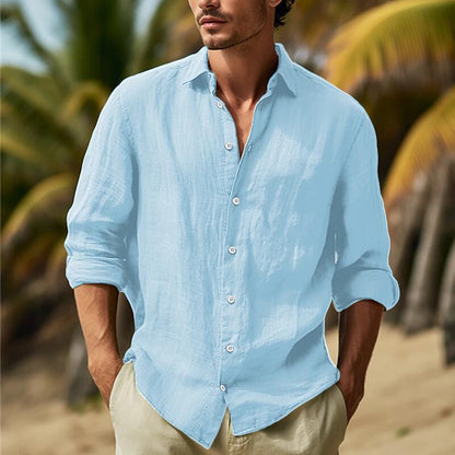 Nigel – Casual Men's Shirt in Solid Colors