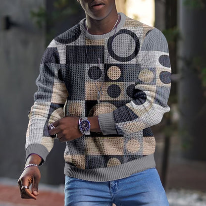 Ronald – 3D Sweater for Men with Long Sleeves