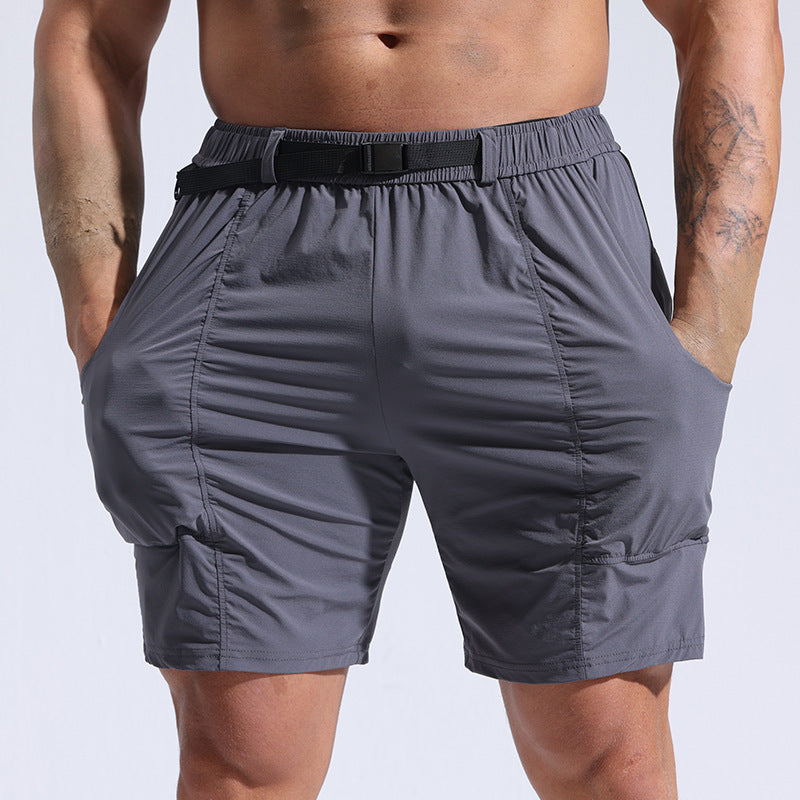 Sean – Men's Sporty Shorts with Pockets and Elastic Waistband