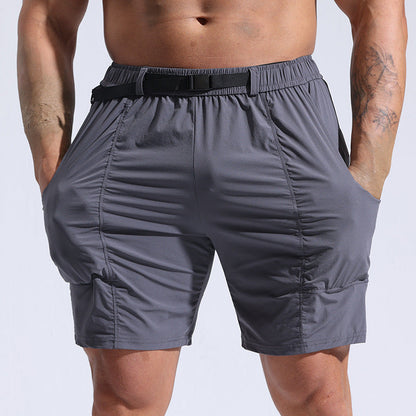 Sean – Men's Sporty Shorts with Pockets and Elastic Waistband