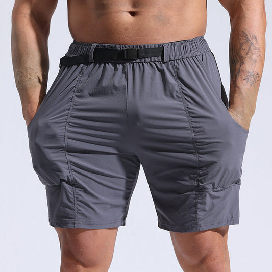 Sean – Men's Sporty Shorts with Pockets and Elastic Waistband