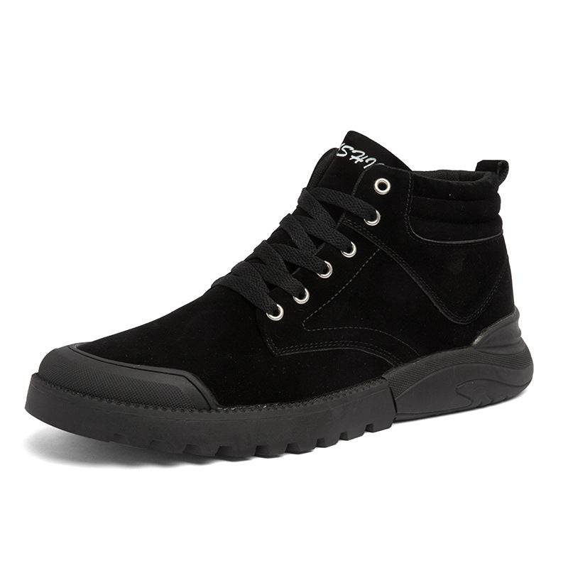 Ron – Warm Men's Ankle Boots with Plush Lining