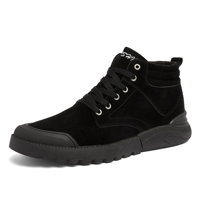 Ron – Warm Men's Ankle Boots with Plush Lining