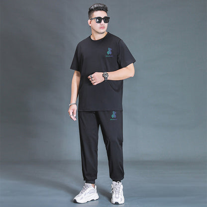Gavin – Oversized T-Shirt and Pants Casual Two-Piece Tracksuit