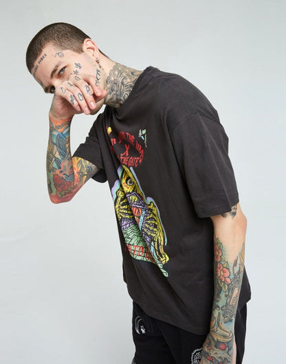 Henry – Short-Sleeve Fringe T-Shirt