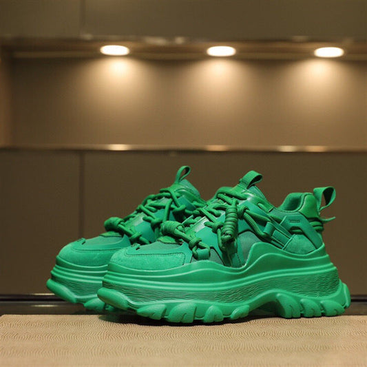 Rachael – Women's Fashion Casual Sneakers with Platform Sole in Vegan Leather