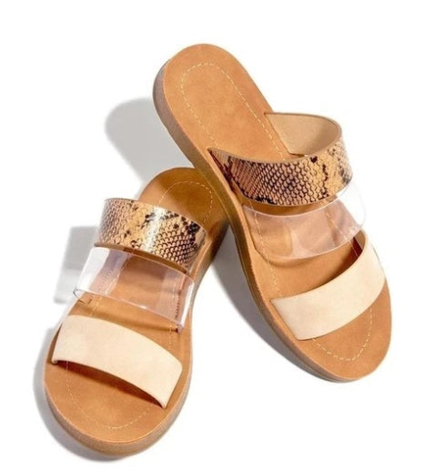 Lydia – Snake Print Shoes