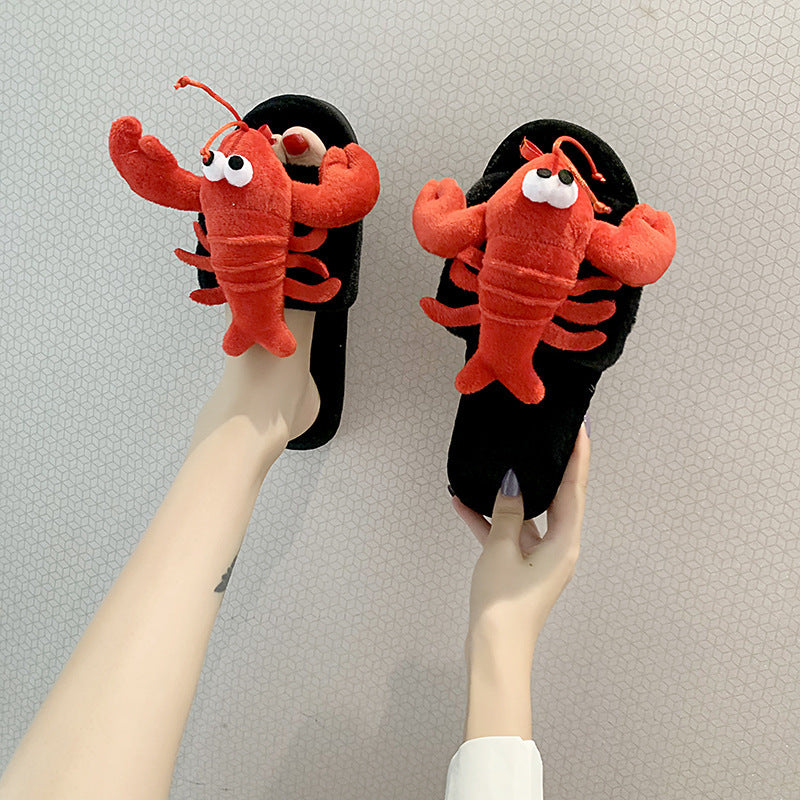 Rose – Fashionable Cotton Slippers with Crab Design
