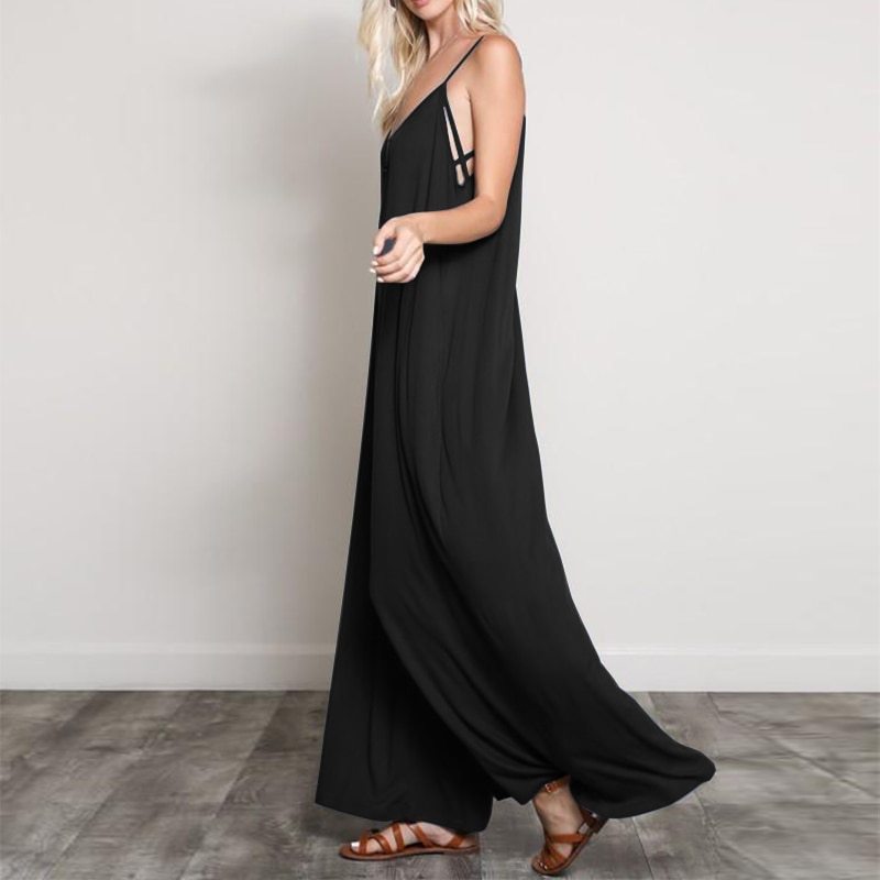 Audrey – Summer Jumpsuit with V-Neck for Women
