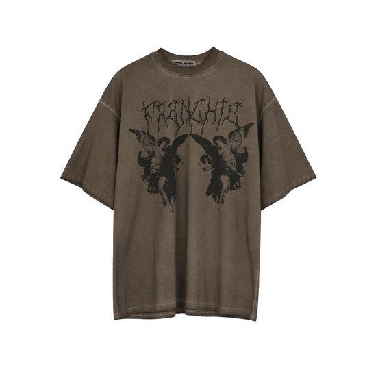 Scott – Retro Loose Sports T-Shirt in Y2k Style