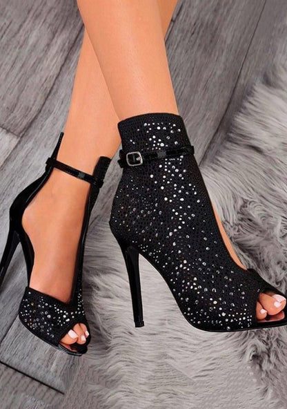 Vanessa – Crystal Embellished High Heels