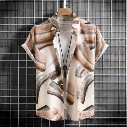 Harry – Plus-Size Men's T-Shirt with Print and Short Sleeves