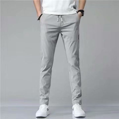 Nick – Casual Men's Sweatpants with Drawstring in Korean Style