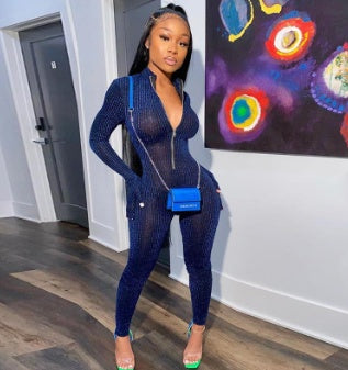 Lydia – Women's Jumpsuit with Hip Emphasis