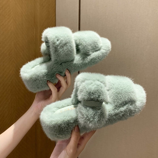 Joan – Fluffy Women's Slippers
