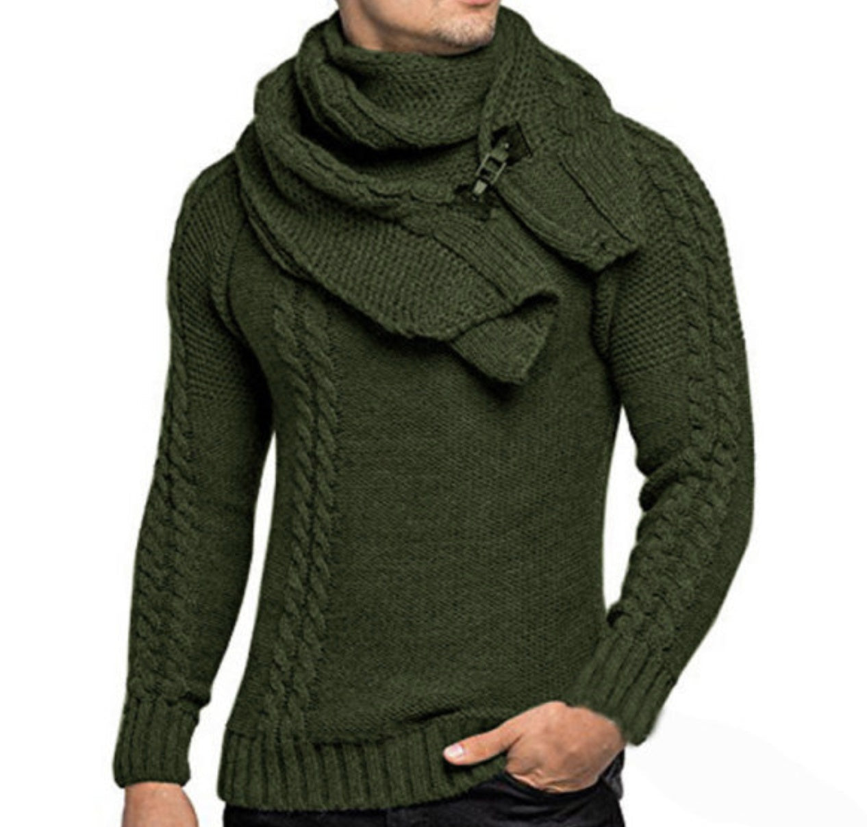 Damon – Stylish Men's Slim Fit Winter Sweater
