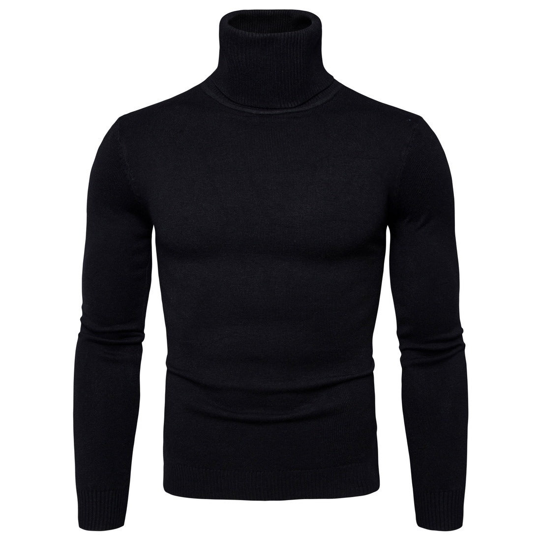 Lawrence – Slim Thermal Turtleneck Sweater for Men in Solid Designs