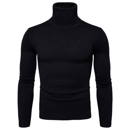 Lawrence – Slim Thermal Turtleneck Sweater for Men in Solid Designs