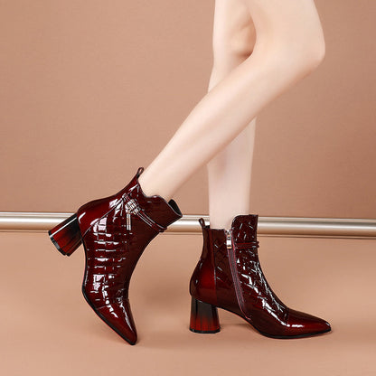 Tamara – Stylish High Heel Boots with Warm Lining