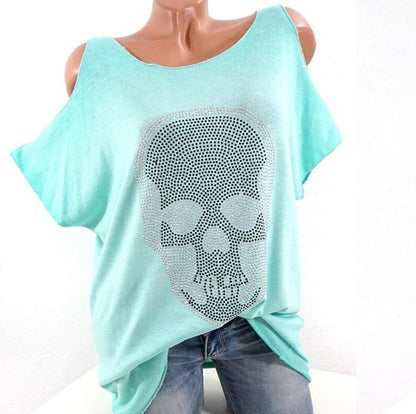 Shirley – Women's T-Shirt with Skull Design