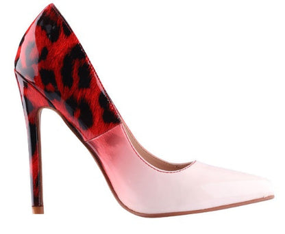 Holly – Elegant Women's High Heels with Leopard Print