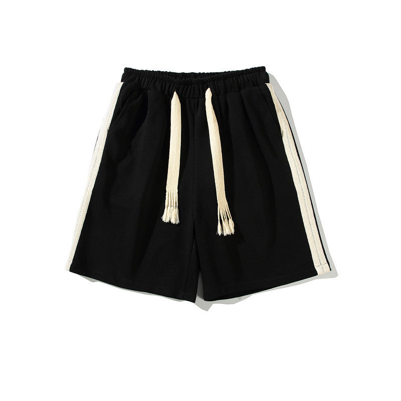 Stanley – Men's Loose Shorts with Woven Rope