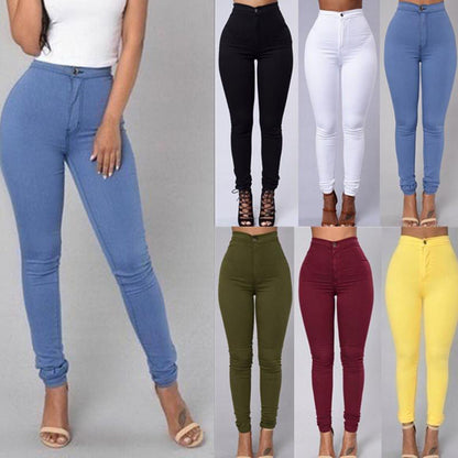 Danielle – Colorful Women's High-Waist Leggings